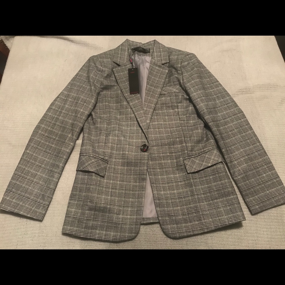 Plaid Blazer